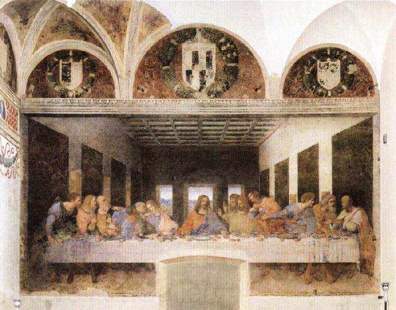 LEONARDO da Vinci Last Supper Norge oil painting art